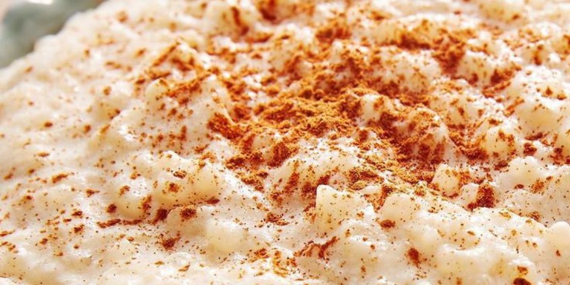 Arroz doce saudável
